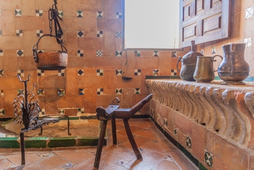 Exhibits of the El Greco Museum in Toledo, Castilla La Mancha, Spain