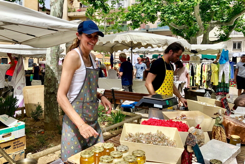 The town's Friday market, Cassis, Provence, France