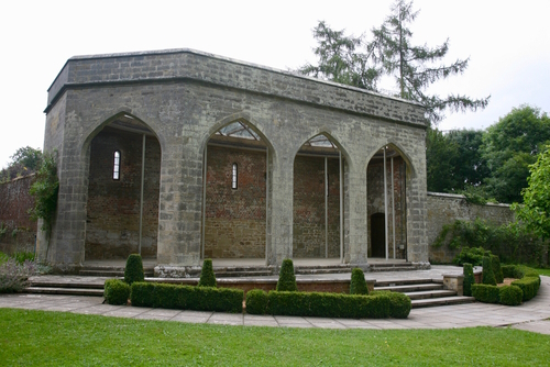 A view of The Chiddingstone Castle Orangery, Chiddingstone, Kent, England, United Kingdom