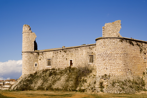 Chinchon Castle (Castillo de Chinchon) is a fortification dating to the 16th century located southeast of Madrid, Spain