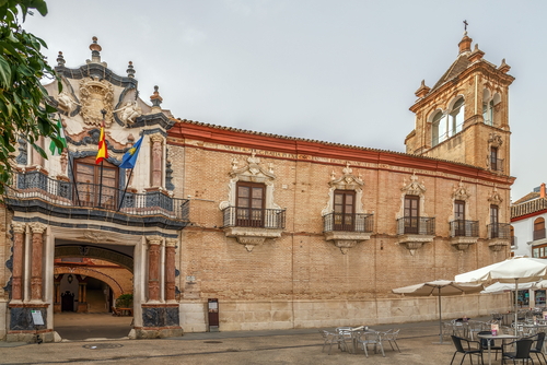 Palace of Benameji in Ecija, is one of the fundamental works of the civil architecture of the 18th century in Andalusia, Spain