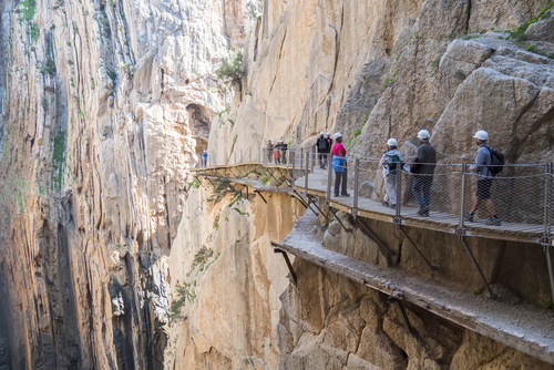 El Caminito del Rey (King's Little Path), World's Most Dangerous Footpath, Ardales, near Malaga, Andalusia, Spain