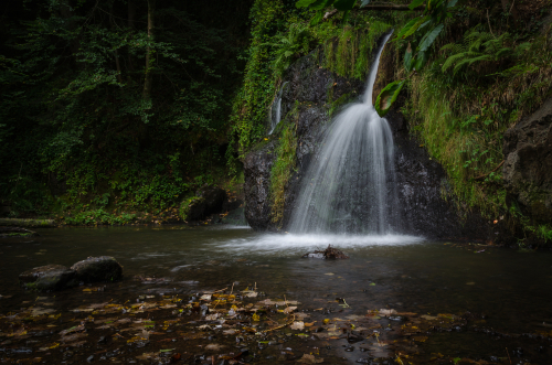 The Fairy Glen lies on the Black Isle in the Highlands of Scotland, just north of Inverness and near the village of Rosemarkie, Scotland, United Kingdom