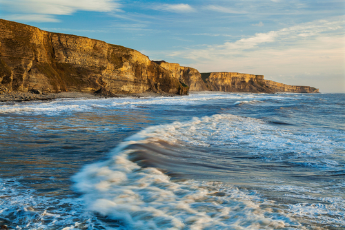 The Cliffs at Dunraven Bay, Southerndown, Vale of Glamorgan, Glamorgan Heritage Coast, Wales, UK