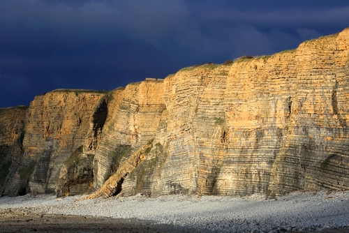 Cliffs at Nash Point, Glamorgan Heritage Coast, South Wales, United Kingdom