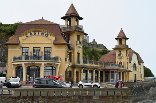 Exterior view of the Granville casino in Normandy, France