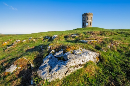 Solomon's Temple, also known as Grinlow Tower, is a Victorian folly near the SPA town of Buxton in the Peak District National Park, Derbyshire, England, United Kingdom