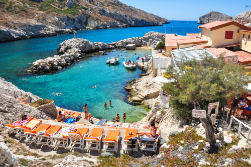 Great capture of Cap Croisette Bay near Marseille during a summer afternoon, Provence, France