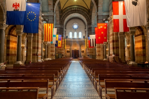 Marseille Cathedral (Cathedrale Sainte-Marie-Majeure de Marseille) is a Roman Catholic cathedral, and a national monument of France, located in Marseille, Provence, France