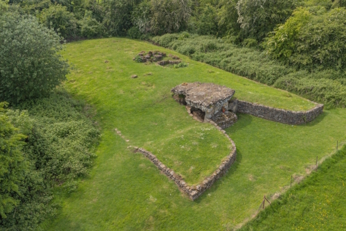 Dolman burial chamber in the Vale of Glamorgan near Cardiff, Wales, UK