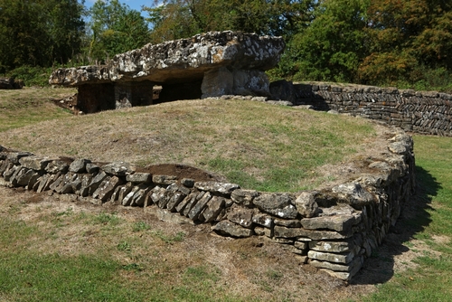 Tinkinswood Burial Chamber in Vale of Glamorgan near Cardiff, Wales, United Kingdom