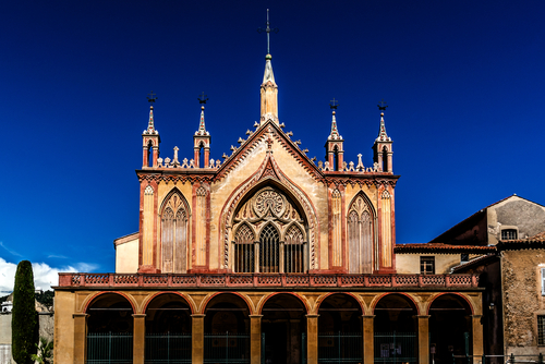 Cimiez Monastery and church, which have been used by the Franciscan monks since the 16th century. Nice, Cote d'Azur, France