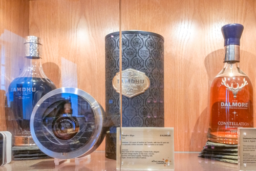 The Scotch Whisky Experience, Edinburgh, Scotland, United Kingdom. Tamdhu and Dalmore 50 year old whisky