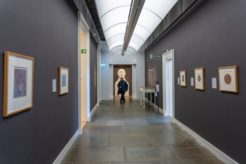 Interior of Scottish National Gallery of Modern Art II in Edinburgh, Scotland, UK