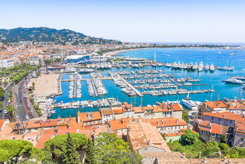 Cannes marina, Cote d'Azur, France