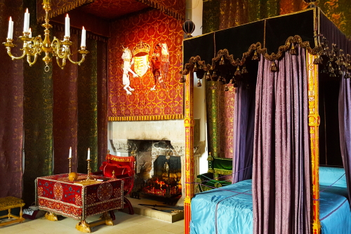 View of Royal Accommodations in the Stirling Castle, Stirlingshire, Scotland, UK