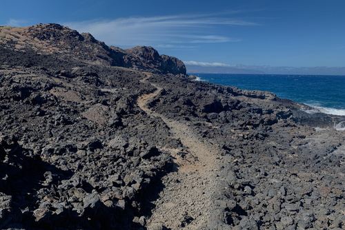 The Malpaís de Güímar is a special nature reserve of great ecological significance located in the port area of El Puertito de Güímar, Tenerife island, The Canary Islands, Spain