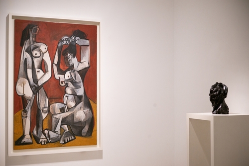 The works in the exhibition 'Picasso 1906. The great transformation', at the Reina Sofia Museum, Madrid, Spain