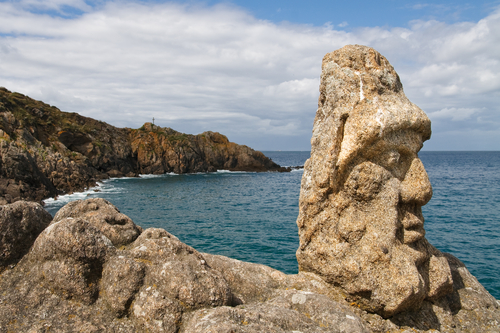 Les Rochers Sculptes (Sculptures) in Rotheneuf, Saint-Malo, Brittany, France