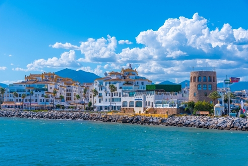 Marina at Puerto Banus in Marabella, near Malaga, Costa del Sol, Andalusia, Spain