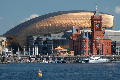 Wales Millennium Centre, Cardiff Bay, Cardiff, Wales, UK