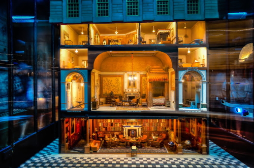 Queen Mary's Dolls' house in Windsor Castle, Brekshire near London, England, UK
