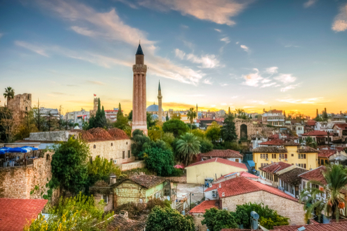 Old Harbour view in Antalya City. Antalya is populer tourist destination in Turkey