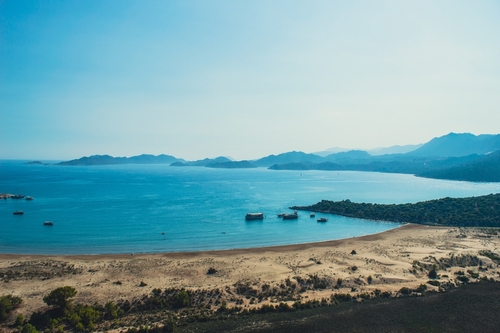View of the beautiful Cayagzi beach, Demre, Antalya, Turkey