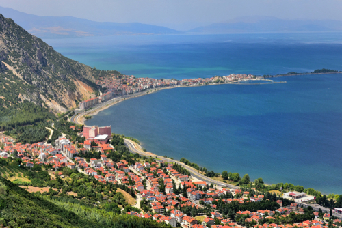 Lake Egirdir is 482 square kilometers and a popular destination in the Turkish Lakes Region. Egirdir town has some fine freshwater fish restaurants, Antalya, Turkey