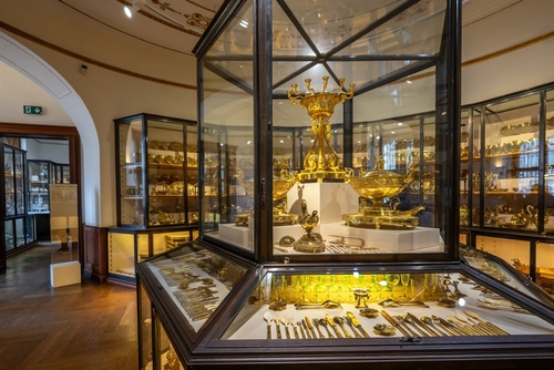 Imperial Silver Collection at Hofburg Palace in Vienna, Austria
