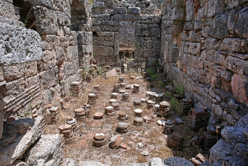 Phaselis Ancient City in Kemer, Antalya, Turkiye