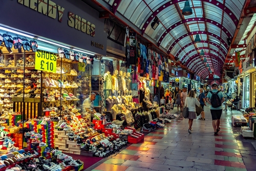 Grand Bazaar in Marmaris, Mugla Province, Antalya, Turkey