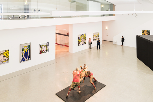 Mumok (Museum Moderner Kunst) Or Museum of Modern Art is a museum in the Museumsquartier in Vienna, Austria that has a collection of 7,000 modern and contemporary art works