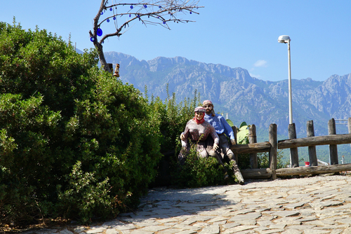 Ethnographic Yoruk park, an open-air museum telling about the life of Turkish nomads in Kemer, Antalya province in Turkey