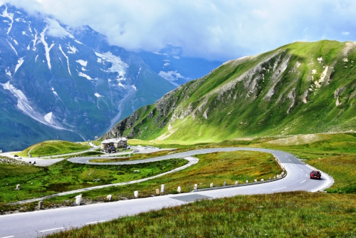 The Grossglockner High Alpine Road (in German Großglockner-Hochalpenstraße) is the highest surfaced mountain pass road in Austria