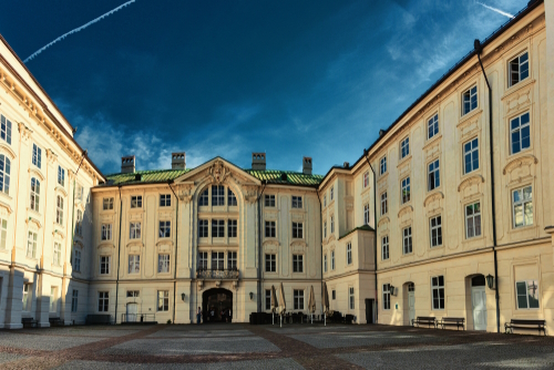 The Hofburg Imperial Palace is a former Habsburg palace in Innsbruck, Tyrol, Austria