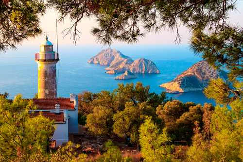 Gelidonya lighthouse on The Lycian Way, Antalya, Turkey