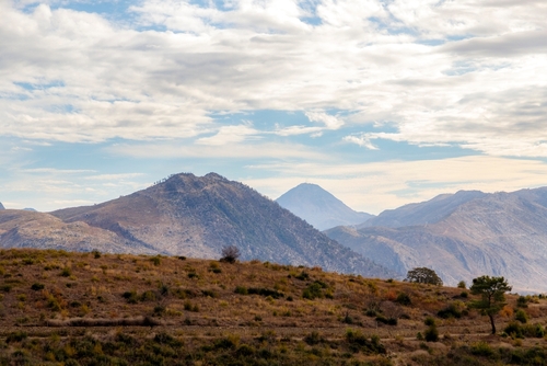 Stunning Taurus mountains range of Turkey withe the peak in the back, Antalya, Turkey
