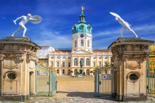 Gate to the Charlottenburg palace in Berlin, Germany