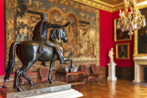 Inside the Charlottenburg Palace (Schloss Charlottenburg) in Berlin, Germany