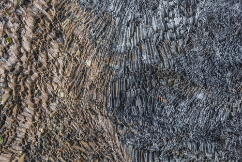 View of the ‘echo rocks’ or Hljódaklettar in Jokulsargljufur canyon in Vatnajokull National Park in North Iceland