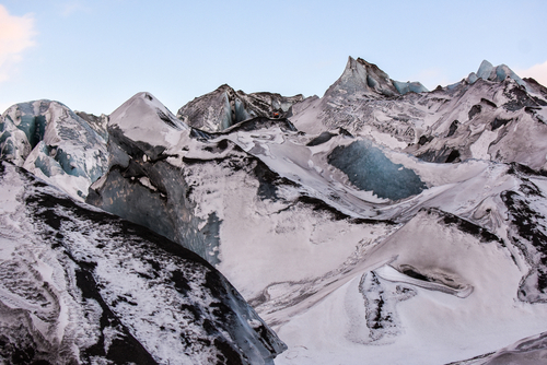 View of the Sólheimajökull Glacier, Landmannalaugar Reservation, Iceland