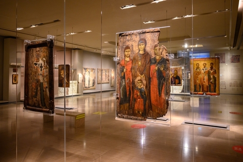 Byzantine and Christian Museum exhibiting a collection of Byzantine Art from the 3rd century AD to the Late Middle Ages, Athens, Attica, Greece