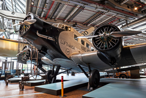 Deutsches Technikmuseum with a large collection of historical technical artifacts, Berlin, Germany