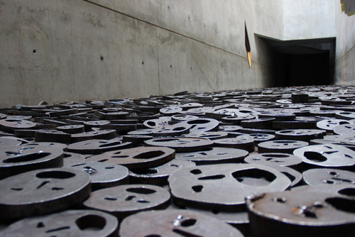 Interior view of the Jewish museum in Berlin, Germany