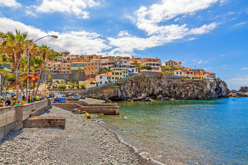 Camara de Lobos is a fishing town near Funchal in the Madeira Island, Portugal