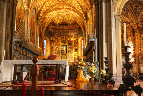 Funchal Cathedral, in Madeira Island, Portugal