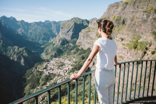 A view over the picturesque Curral das Freiras near Funchal, Madeira Island, Portugal