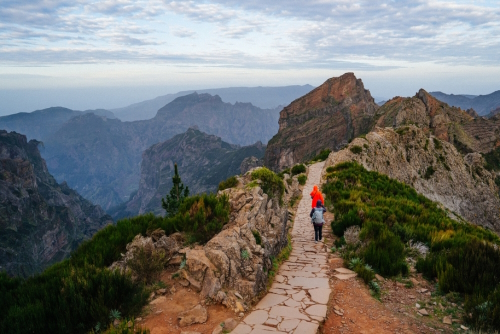 Hiking Trail in the Island of Madeira, Portugal