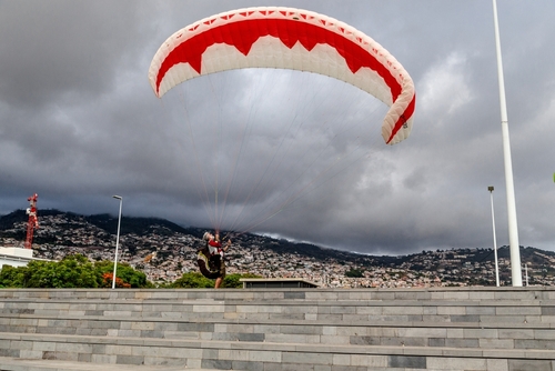 Paragliding in the Island of Madeira, Portugal